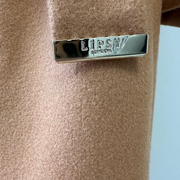Lipsy London Belted Wrap Wool Coat NWT - Picture 6 of 16
